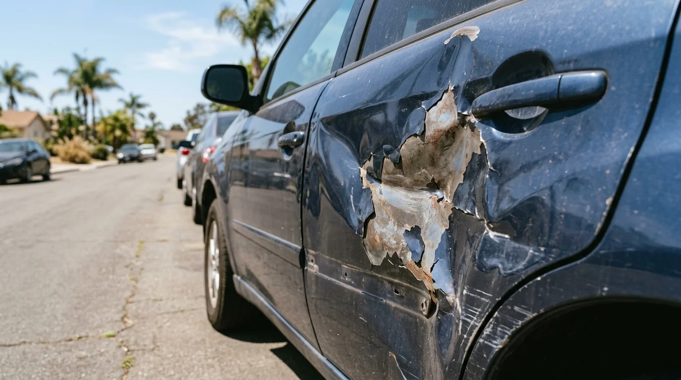 Dents with chipped paint in San Diego